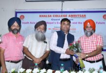 ਖਾਲਸਾ ਕਾਲਜ, ਅੰਮ੍ਰਿਤਸਰ ਵਿਖੇ ਦੱਖਣੀ ਏਸ਼ੀਆਈ ਰਾਜਨੀਤਿਕ ਵਰਤਾਰੇ ‘ਤੇ ਗੈਸਟ ਲੈਕਚਰ