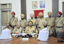 ਨਸ਼ਾ ਤਸਕਰ ਸੋਨੀ ਸਮੇਤ ਪੰਜ ਵਿਅਕਤੀ 8.1 ਕਿਲੋ ਹੈਰੋਇਨ ਨਾਲ ਗ੍ਰਿਫ਼ਤਾਰ