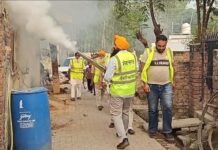 ਸੁਖਬੀਰ ਬਾਦਲ ਵਲੋਂ ਭੇਜੀਆਂ ਫੋਗਿੰਗ ਮਸ਼ੀਨਾਂ ਨਾਲ 2000 ਦੇ ਕਰੀਬ ਯੂਥ ਅਕਾਲੀ ਦਲ ਵਲੰਟੀਅਰ ਕਰ ਰਹੇ ਨੇ ਸੇਵਾ: ਸਰਬਜੀਤ ਸਿੰਘ ਝਿੰਜਰ