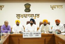 ਬੈਂਸ ਤੇ ਸਾਥੀ ਕੈਬਨਿਟ ਮੰਤਰੀਆਂ ਵੱਲੋਂ ਜ਼ਿਲ੍ਹਾ ਪ੍ਰਸ਼ਾਸਨਾਂ ਨੂੰ ਸ੍ਰੀ ਗੁਰੂ ਤੇਗ ਬਹਾਦਰ ਜੀ ਦੇ 350ਵੇਂ ਸ਼ਹੀਦੀ ਦਿਵਸ ਸਮਾਗਮਾਂ ਲਈ ਪੂਰੇ ਪ੍ਰਬੰਧ ਯਕੀਨੀ ਬਣਾਉਣ ਦੇ ਹੁਕਮ