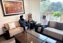 ਜਸਵੀਰ ਸਿੰਘ ਗੜ੍ਹੀ ਵਲੋਂ ਡੀ.ਜੀ.ਪੀ. ਗੋਰਵ ਯਾਦਵ ਨਾਲ ਮੁਲਾਕਾਤ