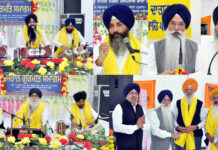 ਢਾਹਾਂ ਕਲੇਰਾਂ ਵਿਖੇ ਸ੍ਰੀ ਗੁਰੂ ਨਾਨਕ ਦੇਵ ਜੀ ਦੇ ਪ੍ਰਕਾਸ਼ ਪੁਰਬ ਨੂੰ ਸਮਰਪਿਤ ਮਹਾਨ ਗੁਰਮਤਿ ਸਮਾਗਮ ਦਾ ਆਯੋਜਿਨ