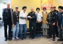 “ਅਮੈਰੀਕਨ-ਪੰਜਾਬੀ ਸਿੱਖ ਕਮਿਊਨਟੀ ਕਰਮਨ” ਨੇ ਕਰਮਨ ਪੁਲਿਸ ਨੂੰ ਲੋੜਵੰਦਾ ਲਈ ਦਿੱਤੀ ਮਦਦ