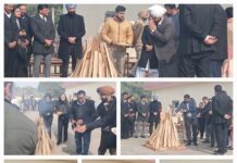 ਜਿਲ੍ਹਾ ਬਾਰ ਐਸੋਸੀਏਸ਼ਨ ਮਾਨਸਾ ਵੱਲੋਂ ਲੋਹੜੀ ਦਾ ਪਵਿੱਤਰ ਤਿਉਹਾਰ ਧੂਮਧਾਮ ਨਾਲ ਮਾਨਇਆ ਗਿਆ।