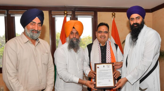 ਮੁੰਬਈ ਵਿਖੇ ਹੋ ਰਹੇ ਸ਼ਤਾਬਦੀ ਸਮਾਗਮਾਂ ‘ਚ ਮੁੱਖ ਮੰਤਰੀ ਭਜਨ ਲਾਲ ਸ਼ਰਮਾਂ ਕਰਨਗੇ ਸ਼ਮੂਲੀਅਤ