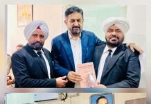 ਬਾਰ ਕੌਸ਼ਲ ਪੰਜਾਬ,ਹਰਿਆਣਾ ਅਤੇ ਚੰਡੀਗੜ ਦੇ ਸਾਬਕਾ ਚੇਅਰਮੈਨ ਅਨਮੋਲਰਤਨ ਸਿੰਘ ਸਿੱਧੂ ਨੇ ਆਪਣੇ ਸੁਵੀਰ ਸਿੱਧੂ ਲਈ ਵੋਟਾਂ ਮੰਗੀਆਂ।