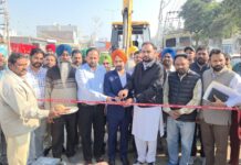 *ਧੂਰੀ ਬਾਈਪਾਸ ’ਤੇ ਬਰਸਾਤੀ ਪਾਣੀ ਦੀ ਨਿਕਾਸੀ ਲਈ 1.80 ਕਰੋੜ ਰੁਪਏ ਦੀ ਲਾਗਤ ਨਾਲ ਬਣਨ ਵਾਲੀ ਡਰੇਨ ਦਾ ਕੰਮ ਸ਼ੁਰੂ*