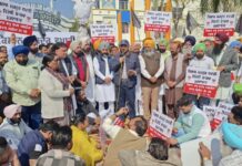 *’ਆਪ’ ਨੇ ਦੇਸ਼ ਭਗਤ ਯੂਨੀਵਰਸਿਟੀ ਦੇ ਬਾਹਰ ਹਰਿਆਣਾ ਦੇ ਸੀਐਮ ਨਾਇਬ ਸਿੰਘ ਸੈਣੀ ਦੇ ਖ਼ਿਲਾਫ਼ ਕੀਤਾ ਜ਼ੋਰਦਾਰ ਪ੍ਰਦਰਸ਼ਨ, ਪੀਐਮ ਮੋਦੀ ਦਾ ਫੂਕਿਆ ਪੁਤਲਾ*