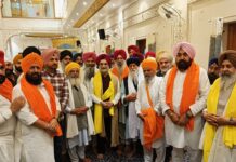 ਦਿੱਲੀ ਦੇ ਉਪ ਰਾਜਪਾਲ ਤਰਨਜੀਤ ਸਿੰਘ ਸੰਧੂ ਨੇ ਸ਼ਹੀਦੀ ਅਸਥਾਨ ਟਾਹਲਾ ਸਾਹਿਬ ਵਿਖੇ ਨਤਮਸਤਕ ਹੋ ਕੇ ਕੀਤਾ ਸ਼ੁਕਰਾਨਾ।