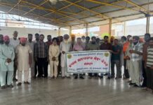 ਫਾਰਮ ਸਲਾਹਕਾਰ ਸੇਵਾ ਕੇਂਦਰ ਵੱਲੋਂ ਪਿੰਡ ਸੰਗਤਪੁਰਾ ਵਿਖੇ ਕਿਸਾਨ ਜਾਗਰੂਕਤਾ ਕੈਂਪ ਮਿੱਟੀ ਪਰਖ ਕਰਵਾਕੇ ਖਾਦਾਂ ਦੀ ਸੰਤੁਲਿਤ ਵਰਤੋਂ ਅਤੇ ਝੋਨੇ ਦੀਆਂ ਘੱਟ ਸਮੇਂ ਦੀਆਂ ਕਿਸਮਾਂ ਬੀਜਣ ਸਬੰਧੀ ਦਿੱਤੀ ਜਾਣਕਾਰੀ