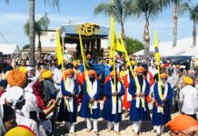 ਕੈਲੀਫੋਰਨੀਆਂ ਦੇ ਸ਼ਹਿਰ ਸੈਲਮਾ ਵਿਖੇ 32 ਵੇ ਸਲਾਨਾ ਨਗਰ ਕੀਰਤਨ ਨੇ ਸਿਰਜ਼ਿਆ